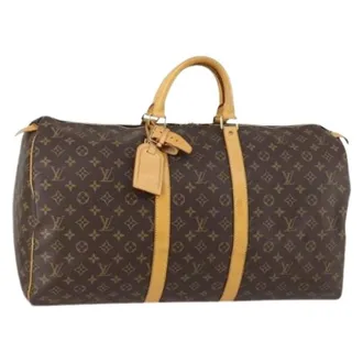 Louis Vuitton Pre-owned Weekend Bags, female, Brown, Size: ONE SIZE Pre-owned Boston Bag