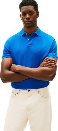 Tommy Hilfiger Mens 1985 Classic Short Sleeve Polo, Vibrant Indigo X-Large