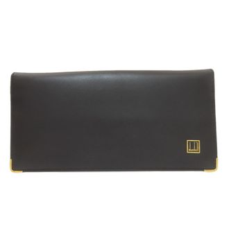 Dunhill Black Leather Long Wallet (Bi-Fold) (Pre-Owned)