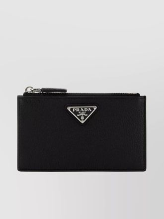 Prada leather card holder