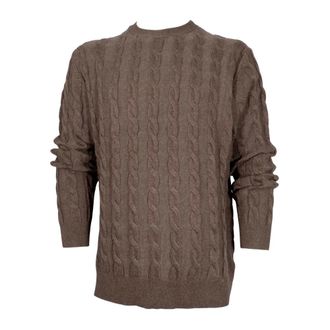 Cashmere Company Cashmere Company, Heren, Truien, Bruin, Maat: 3XL Wol