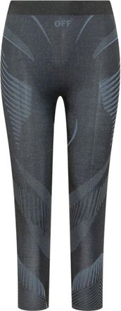 Off-white Logo-print Leggings - Dames - Leggings - Veelkleurig - Xs/S - Broeken