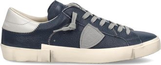 Philippe Model Prsx Tennis - Heren - Sneakers - Blauw - 40 EU - Katoen - Schoenen