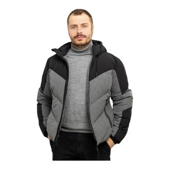 Emporio Armani Emporio Armani Ea7, Heren, Jassen, Zwart, Maat: XL Poliester