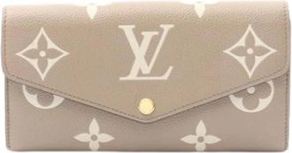 Louis Vuitton Pre-owned Wallets, female, Beige, Size: ONE SIZE Pre-owned Canvas Wallet