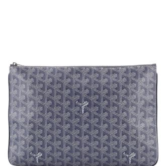 Goyard Senat Zip Pouch Coated Canvas MM