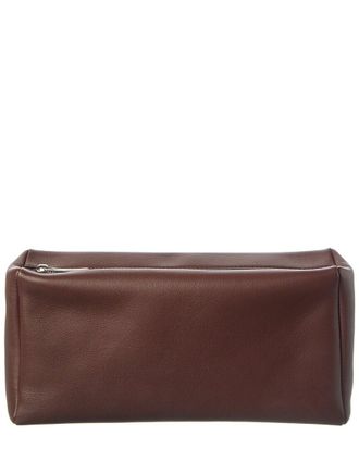 The Row Leather Clutch