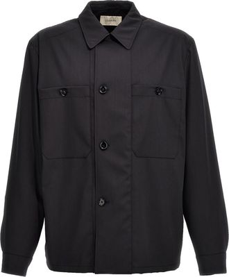 Christophe Lemaire Black Relaxed Overshirt