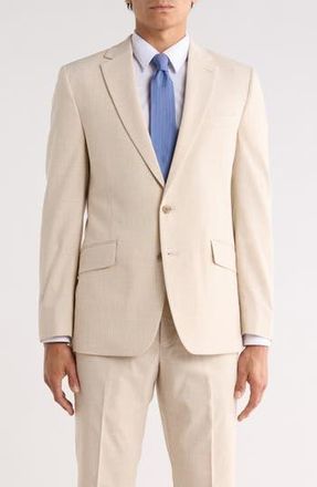 ConStruct Plaid Two-Button Sport Coat in Tan at Nordstrom Rack, Size 42 R