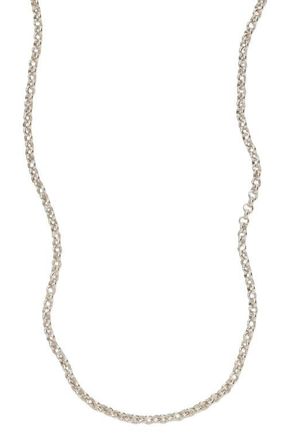 Made by Mary Rolo Chain Necklace in Silver at Nordstrom, Size 18