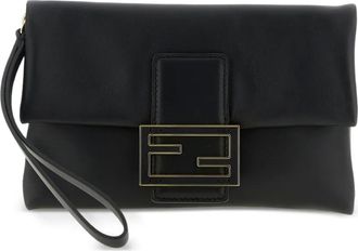 Fendi Borsa a spalla Mamma Baguette - Nero