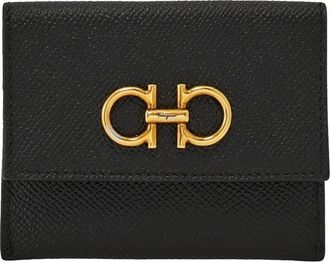 Ferragamo Gancini Credit Leather Card Holder