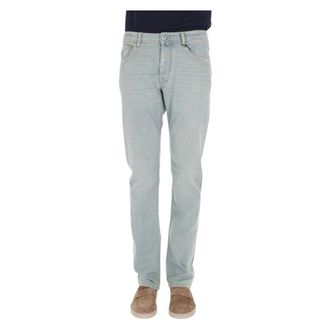 Jacob Cohen Slim-fit Jeans, male, Blue, Size: W35 Bard Slim-fit Jeans
