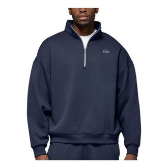 Alo Accolade 1/4 Zip Pullover Navy U3040RG-917805331