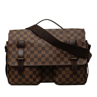 Louis Vuitton Brown Pvc Leather Handbag Shoulder Bag (Pre-Owned)