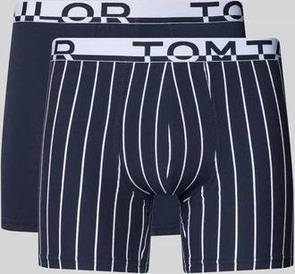 Tom Tailor Trunks aus Baumwoll-Mix im 2er-Pack in Dunkelblau, Gr&ouml;&szlig;e XXL