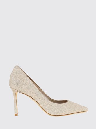 Jimmy Choo London D&eacute;collet&eacute; in pelle glitter con tacco alto a spillo