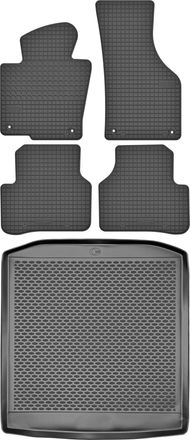 OEM Juego De Alfombrillas De Goma Para Coche Y Alfombrilla Para Maletero Para Volkswagen Passat B7 Sed&aacute;n (2010-2014)