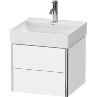 Duravit XSquare meuble sous-lavabo mural 48,4x46,0 cm, 2 tiroirs, - Duravit