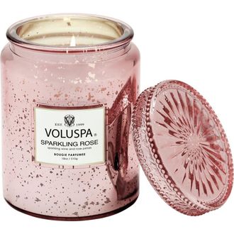 Voluspa Sparkling Rose Large Jar Candle in Sparking Rose at Nordstrom