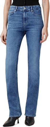 AllSaints Haldan Mid Rise Slim Bootcut Jeans in Mid Indigo at Nordstrom, Size 24