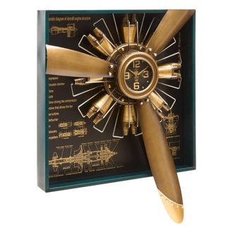 Atmosphera Reloj Rudy, 73 X 94,3 Cm, Dorado - Atmosphera Cr&eacute;ateur DInt&eacute;rieur