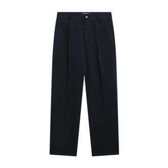 Valentino Rechte broek - Heren - Broeken - Blauw - Maat: M Katoen