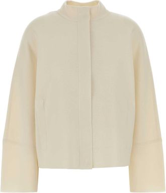 Max Mara Ivory Wool Sport Cardigan