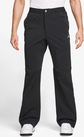 Nike Jordan Flight Essentials Straight Leg Pants in Black/Sail at Nordstrom, Size X-Large