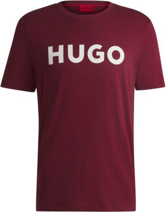 HUGO BOSS Logo-print T-shirt in cotton jersey