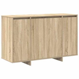 Berkfield Home Sonoma Oak Sideboard Sonoma oak Engineered wood 120 x 41 x 75 cm in Beige
