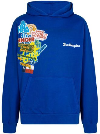 Brockhampton Hoodie met print - Blauw