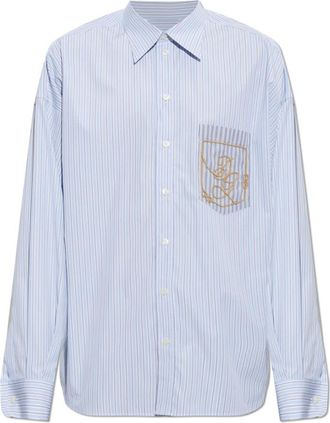 Dolce & Gabbana Heren, Overhemden, Blauw, Maat: XL Katoen