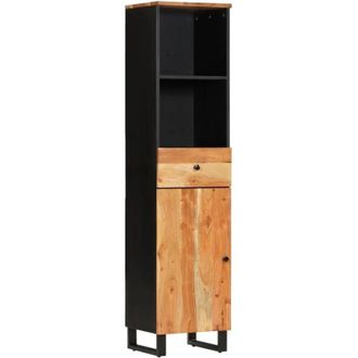 vidaXL Bathroom Cabinet 38x33x160 cm Solid Wood Acacia vidaXL