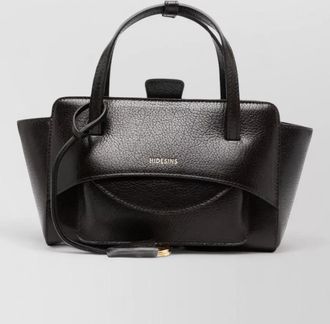 Hidesins leather flap shoulder bag