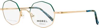 MOREL Womens Koali Amaryllis Eyeglasses 20147K DV02 Gold/Green 46mm