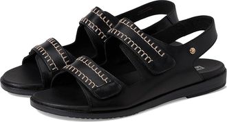 Pikolinos Formentera W8Q Womens Sandals Black 2 : EU 41 (US Womens 10-10.5) B - Medium, Leather