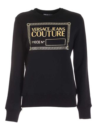 Versace Jeans Couture Logo sweatshirt in black