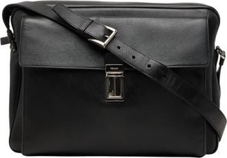 Prada Black Leather Shoulder Bag (Pre-Owned)