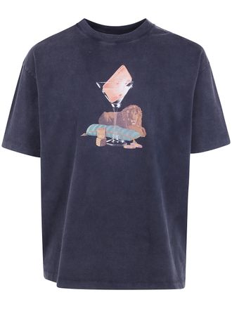 Dr&ocirc;le de Monsieur T-Shirt Graphic Glass Lion