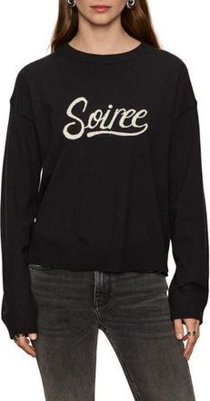 Sanctuary Crewneck Sweater in Black at Nordstrom Rack, Size X-Small