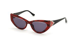 Guess GU7649 99A Womens Sunglasses Red Size 54