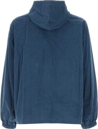 Givenchy Mens Hoodie Jacket Blue Cotton