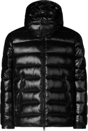 Save The Duck Gewatteerde jas met afneembare capuchon - Heren - Winterjassen - Zwart - XL - Jassen