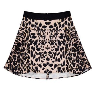 Roberto Cavalli Animal Print Skirt, Brand Size 40 ( US Size 6 )