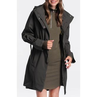 Lole Piper Waterproof Oversize Rain Jacket in Olive at Nordstrom Rack, Size Small