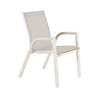 ED&Egrave;N JARD&Iacute; Sill&oacute;n de jard&iacute;n super blanco envejecido