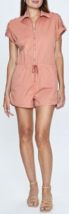 Pistola Denim Meg Zip Romper in Turmeric at Nordstrom Rack, Size X-Large