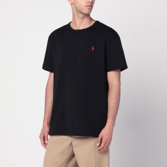 Polo Ralph Lauren Black Cotton T Shirt Classic Fit