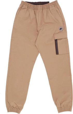 Nike Utility Geweven Sportkleding Broek - Heren - Trainingsbroeken - Bruin - XL - Katoen - Fitness